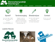 Tablet Screenshot of dap-steenbergen.nl